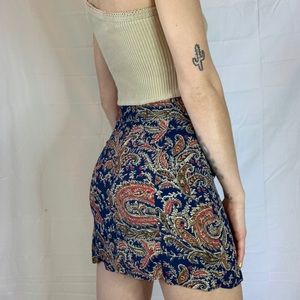 REFORMATION FLORAL MINI  SKIRT